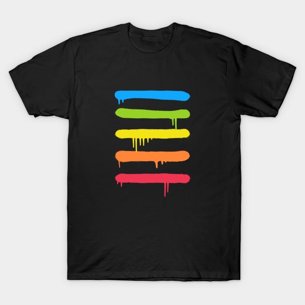 Trendy Cool Graffiti Tag Lines T-Shirt by badbugs